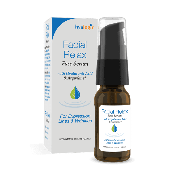 Hyalogic Episilk Facial Relax Face Serum .47 oz - Anti-Aging Facial Serum w/Hyaluronic Acid & Argireline, Antioxidant Serum to Reduce Fine Lines & Facial Wrinkles - Moisturizing Serum