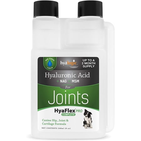 Hyalogic Dog Joint Supplement, Canine Joint Support Hyalogic Hyaluronic Acid Joint Supplement for Dogs Ã¢Â€Â“w/ Glucosamine MSM Supplement 30-60 Day Supply, HA, Cartilage Suppleme