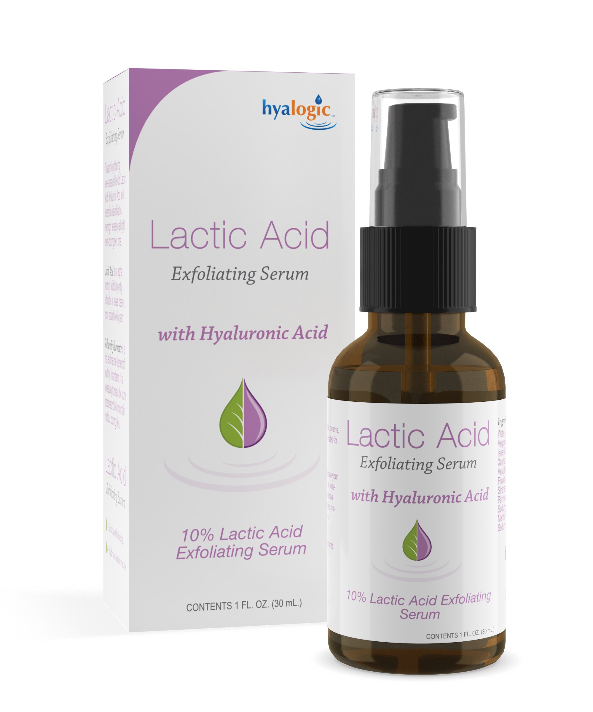 Hyalogic Lactic Acid 10 Serum for Face with Hyaluronic Acid