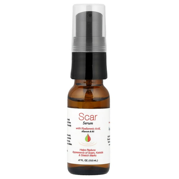 Hyalogic Scar Serum for Bodyw/Hyaluronic Acid, Allantoin & B5 PanthenolCruelty-Free, Non-Oily, OdorlessReduces the Appearance of Scars & Stretch Marks (0.47 fl. oz.)