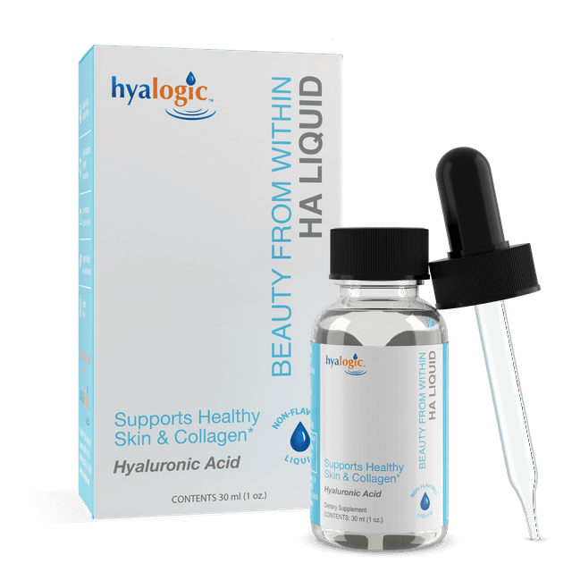 Hyalogic Vegan Friendly Hyaluronic Acid Liquid Supplement Beauty from