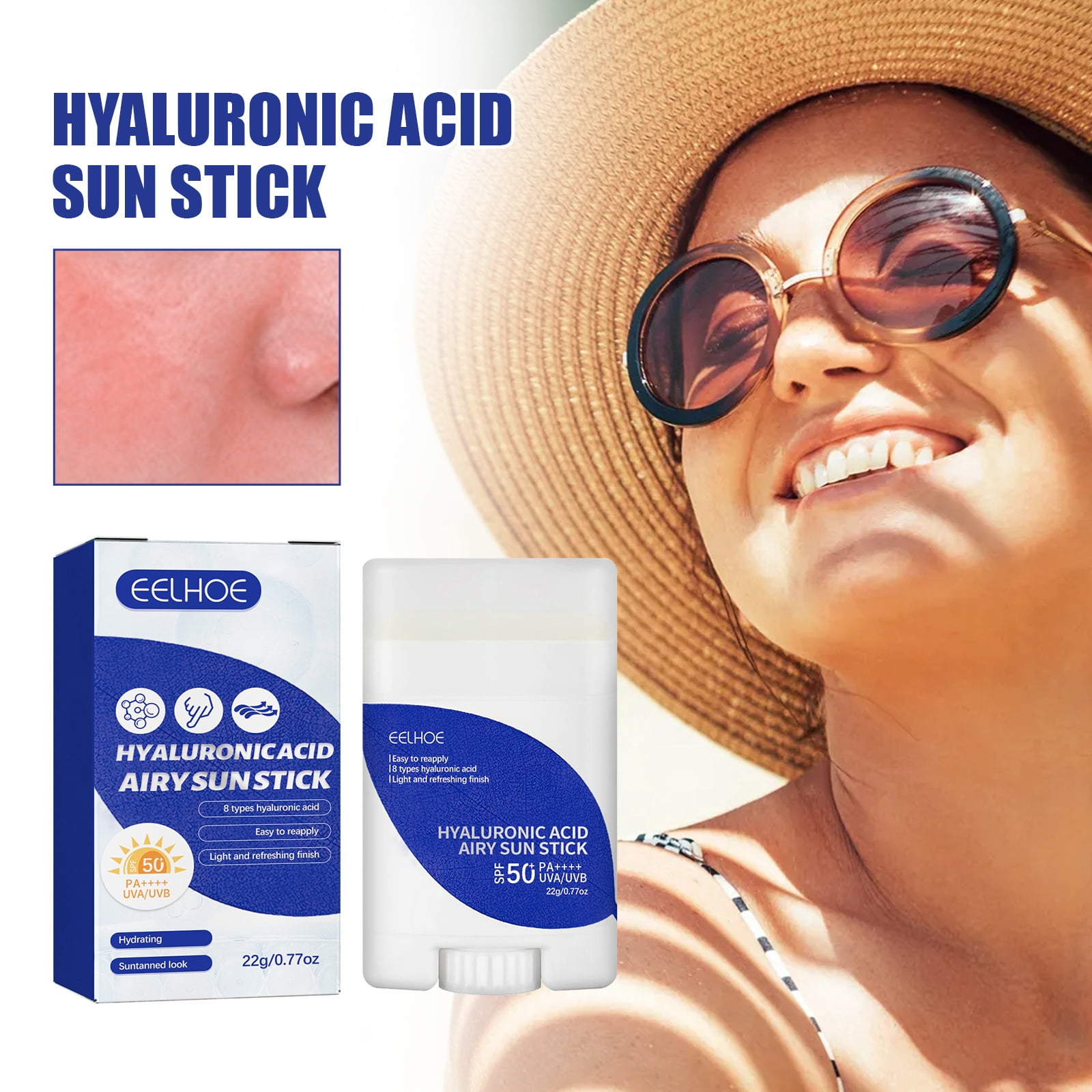 Hyaluronic Acid Airy Sun Stick, Summer Sunscreen, Hyaluronic Acid