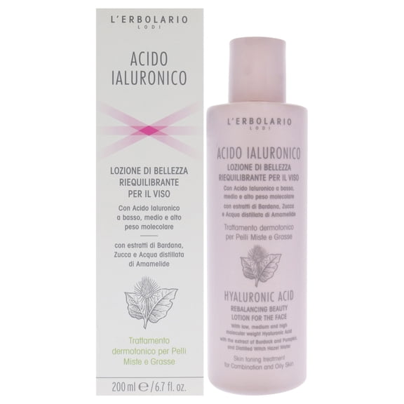 L'Erbolario Hyaluronic Acid Rebalancing Beauty Lotion