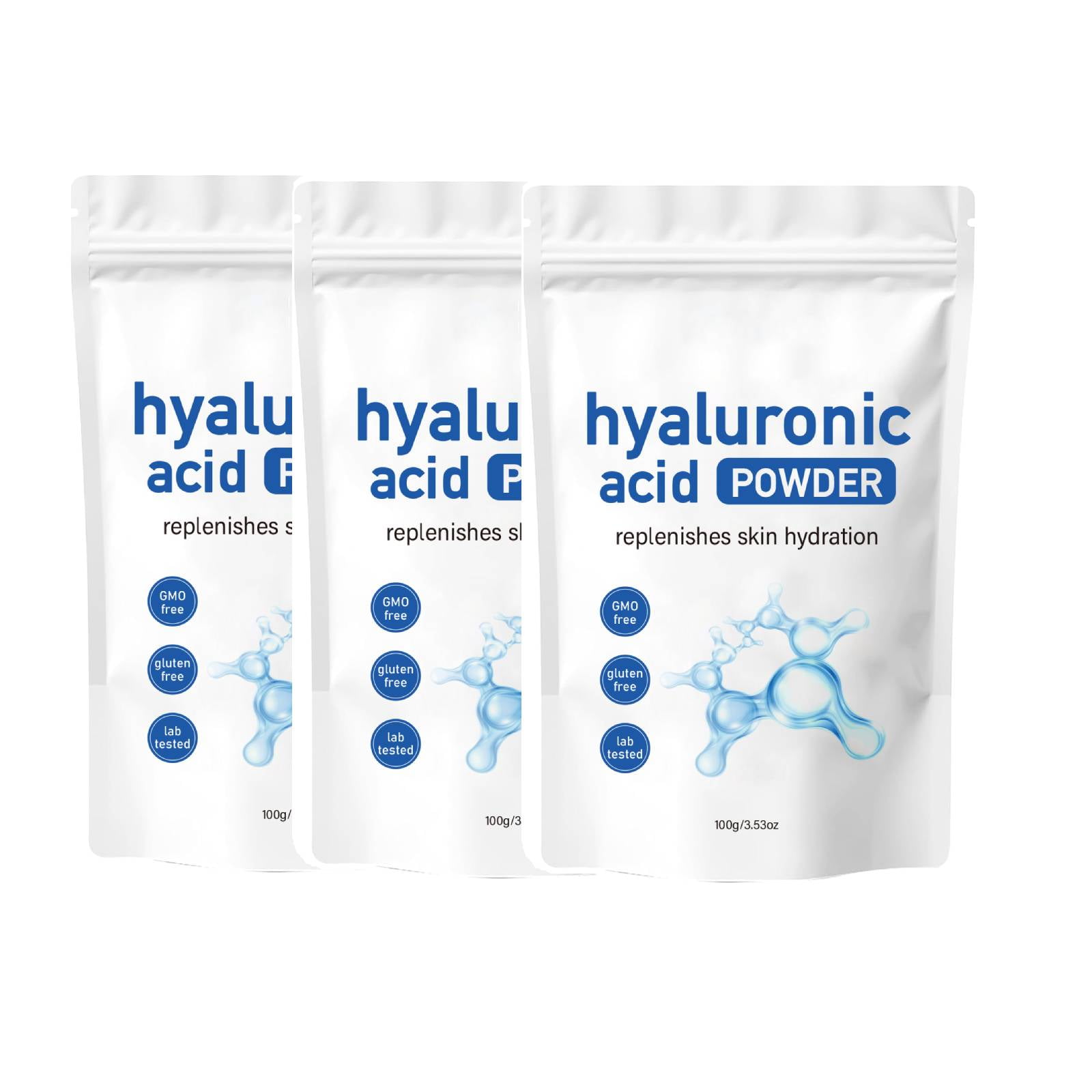 Hyaluronic Acid Serum Powder 100 Grams, for Face DIY Skin Hydration ...