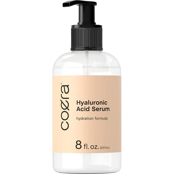 Hyaluronic Acid Serum for Face & Skin | 8 oz | Paraben & SLS Free | By Coera
