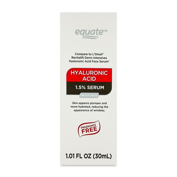 Equate Hyaluronic Acid Serum, 1.01 fl oz