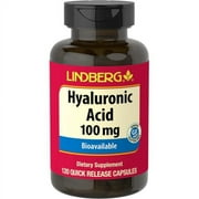 Hyaluronic Acid Supplement | 100mg | 120 Capsules | by Lindberg