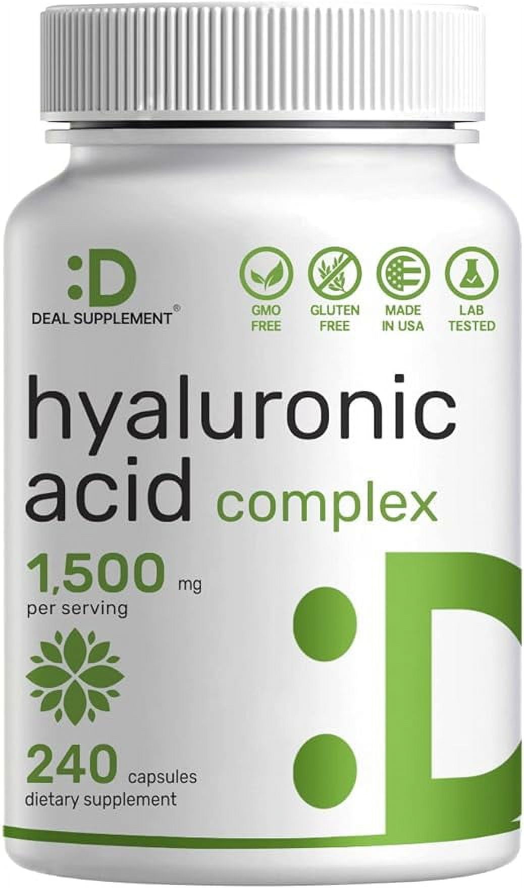 Hyaluronic Acid Supplements Bad For Kidneys Hyaluronic Acid Supplements 1,500mg – 240 Capsules, with MSM & Vitamin