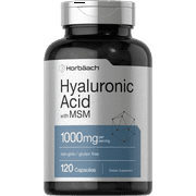 Hyaluronic Acid with MSM | 1000 mg | 120 Capsules | by Horbaach