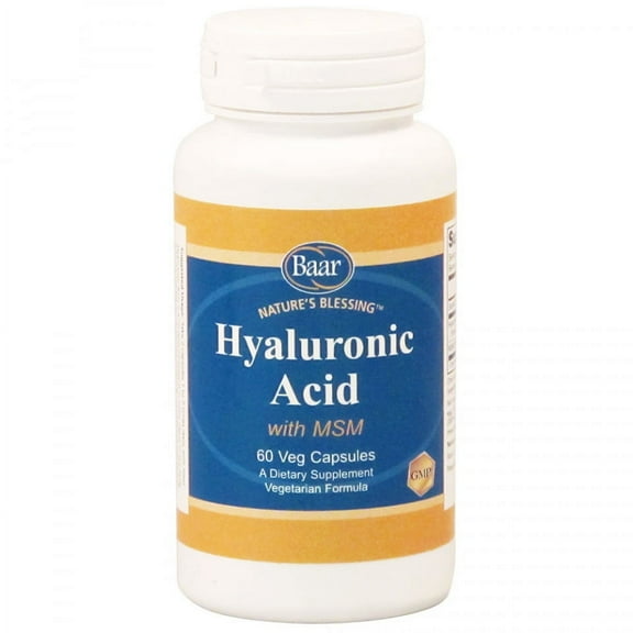 Hyaluronic Acid with MSM, 60 Veg Capsules