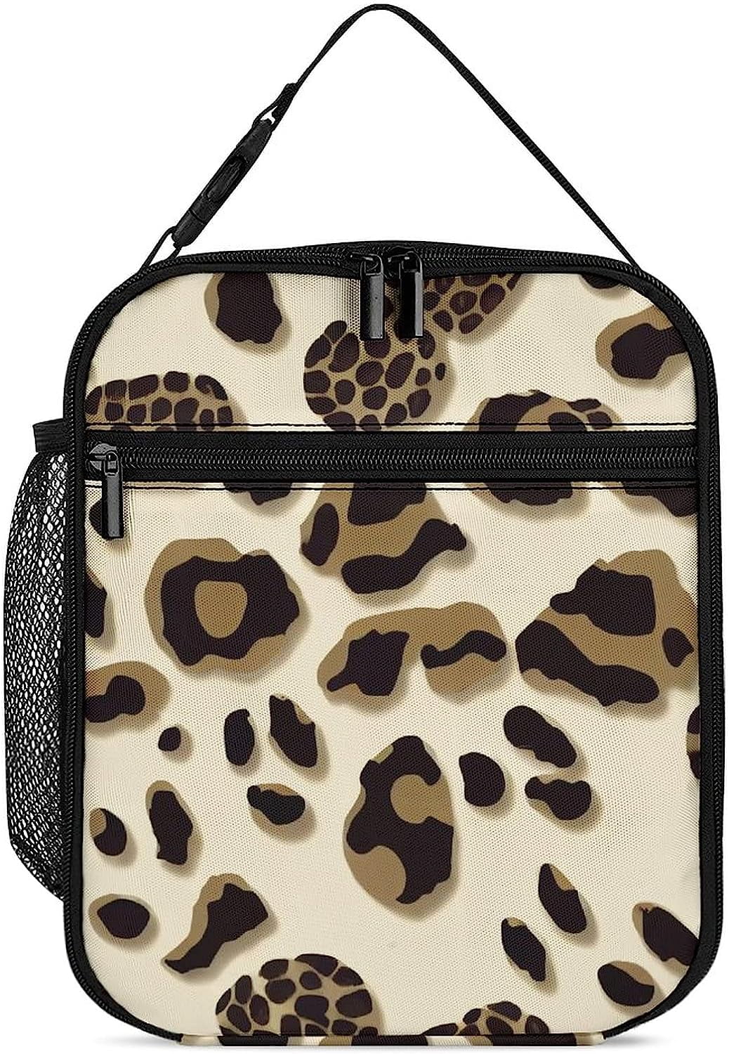 Hyang Ladies Lunch Bags for Work Insulated Lunch Box, Leopard Lunch Bag
