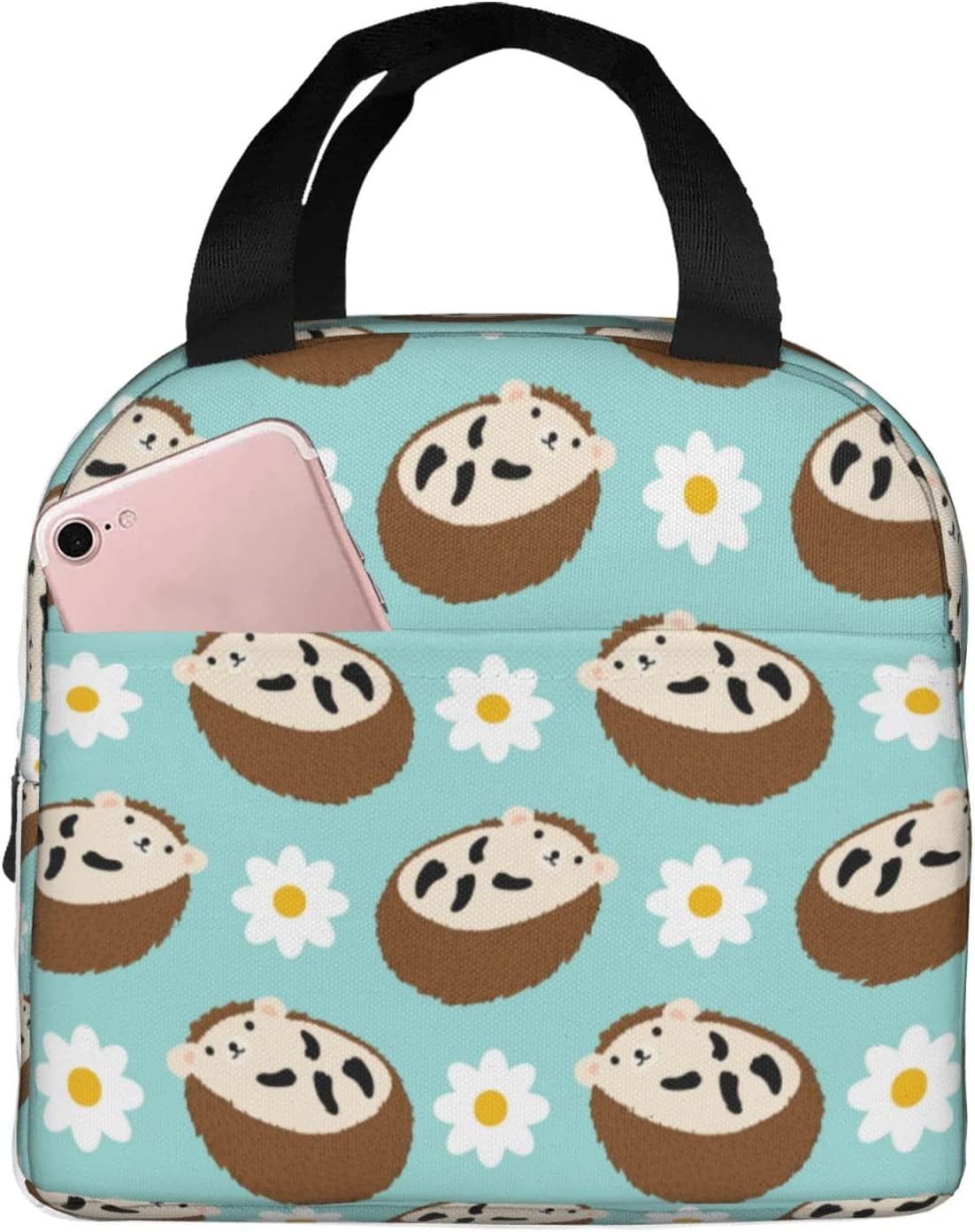 Hyang Lunch Bag Hedgehog Love Insulated Lunch Box Back To School