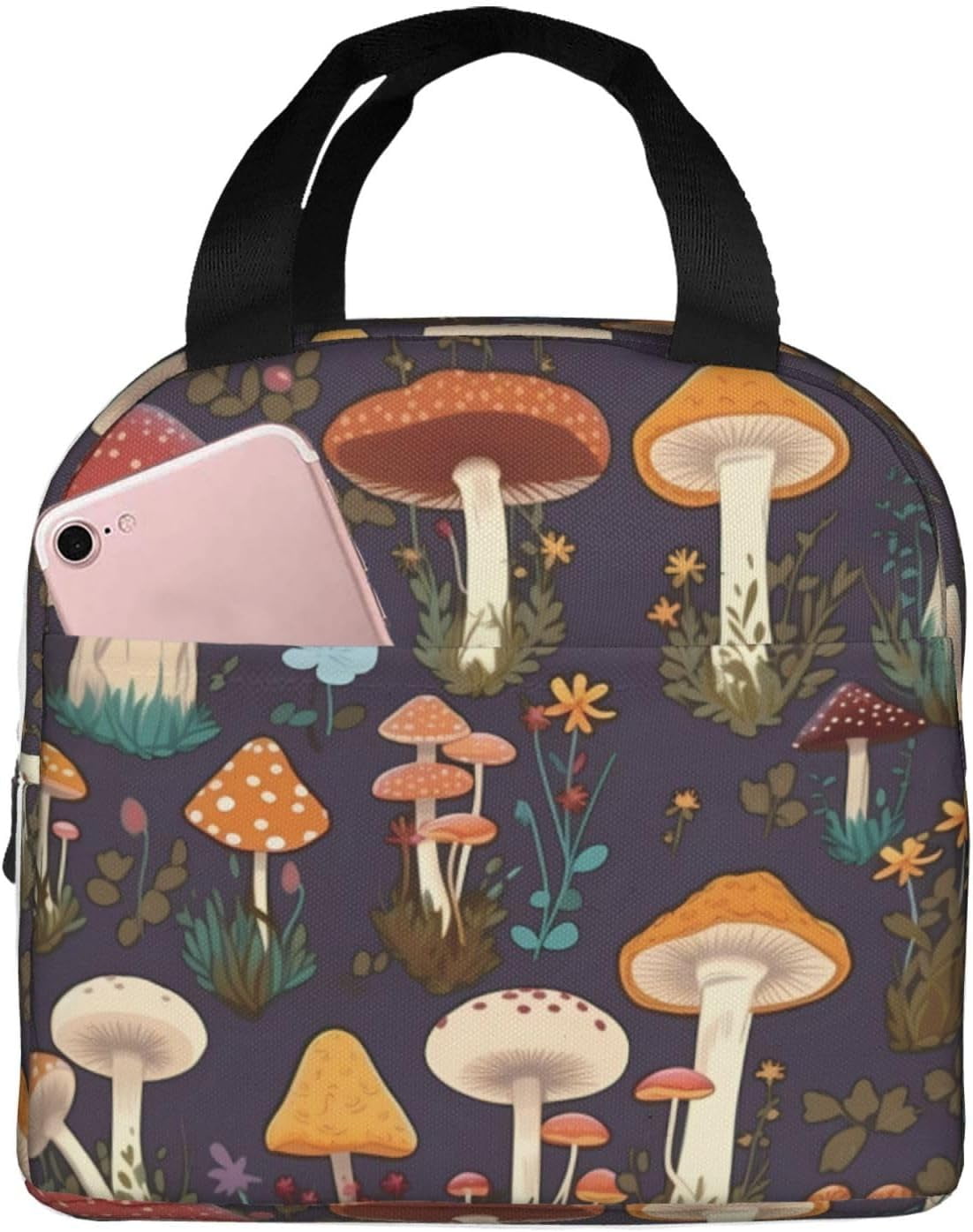 Mushrooms Puffy Lunch Bag