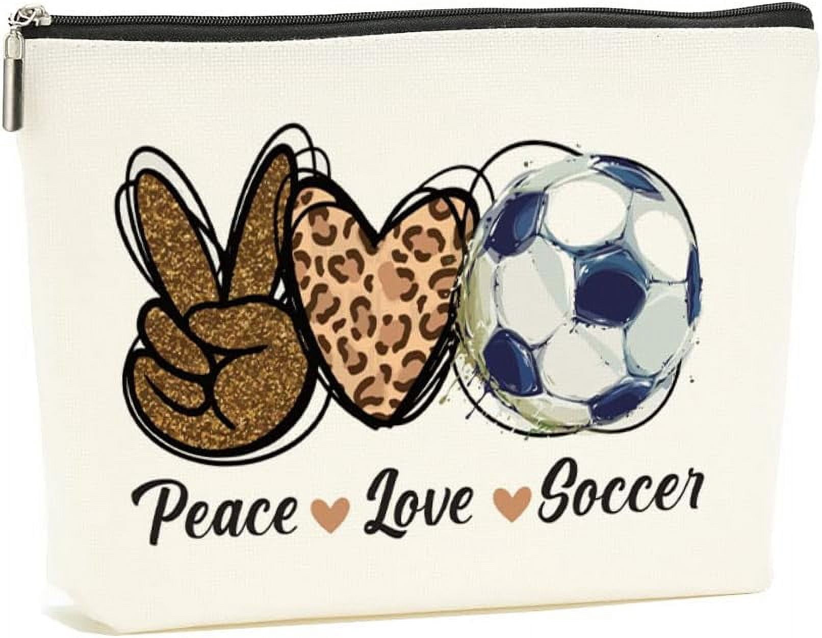 Hyang Peace Love Volleyball Makeup Bag Cosmetic Bag Volleyball Gifts Volleyball Stuff 