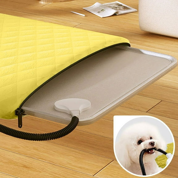 Hyang Puppy Kennel Pad Heated Bed for Cats Outdoor Cat Bed Outdoor Cat Calming Blanket Dog Foot Cover Heating Pads That Stay on Multiple Dog Pet Heating Blanket Washable Adjustable Temperature