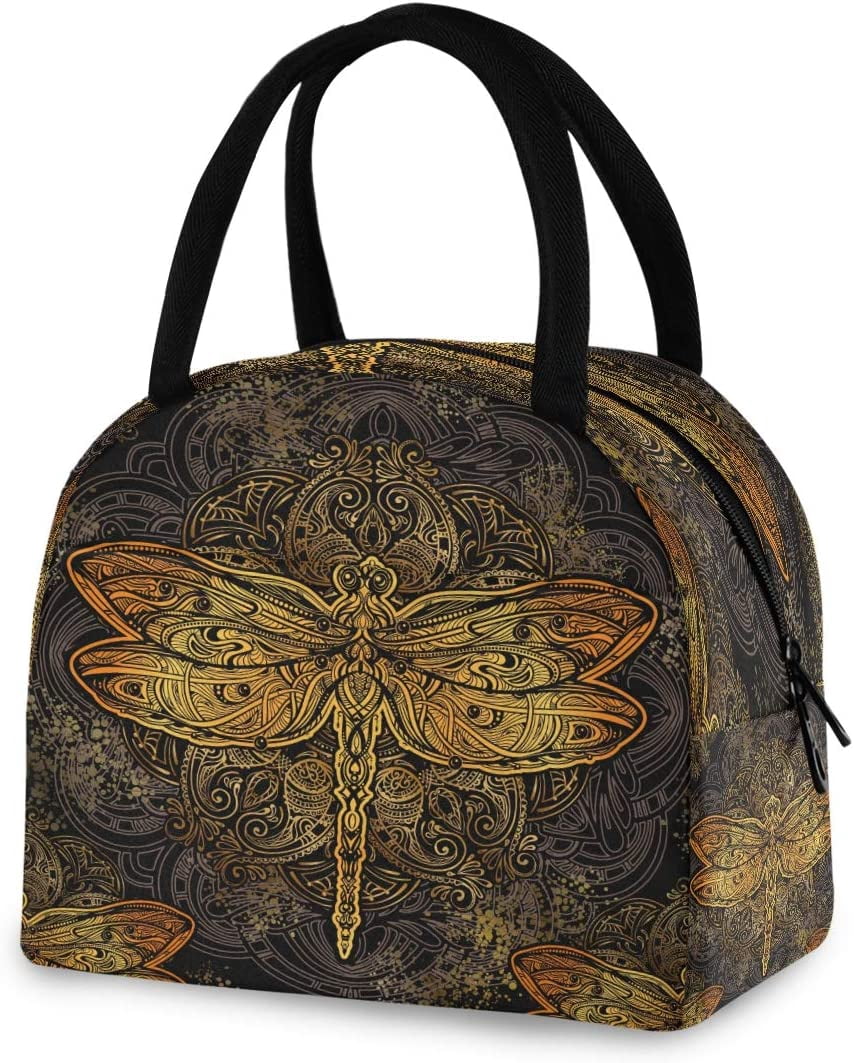 Beach Tote Bag With Ladybugs Pattern – Large Reusable Grocery Bag, Zipper Pouch, Shoulder Bag For Travel, Shopping, Work