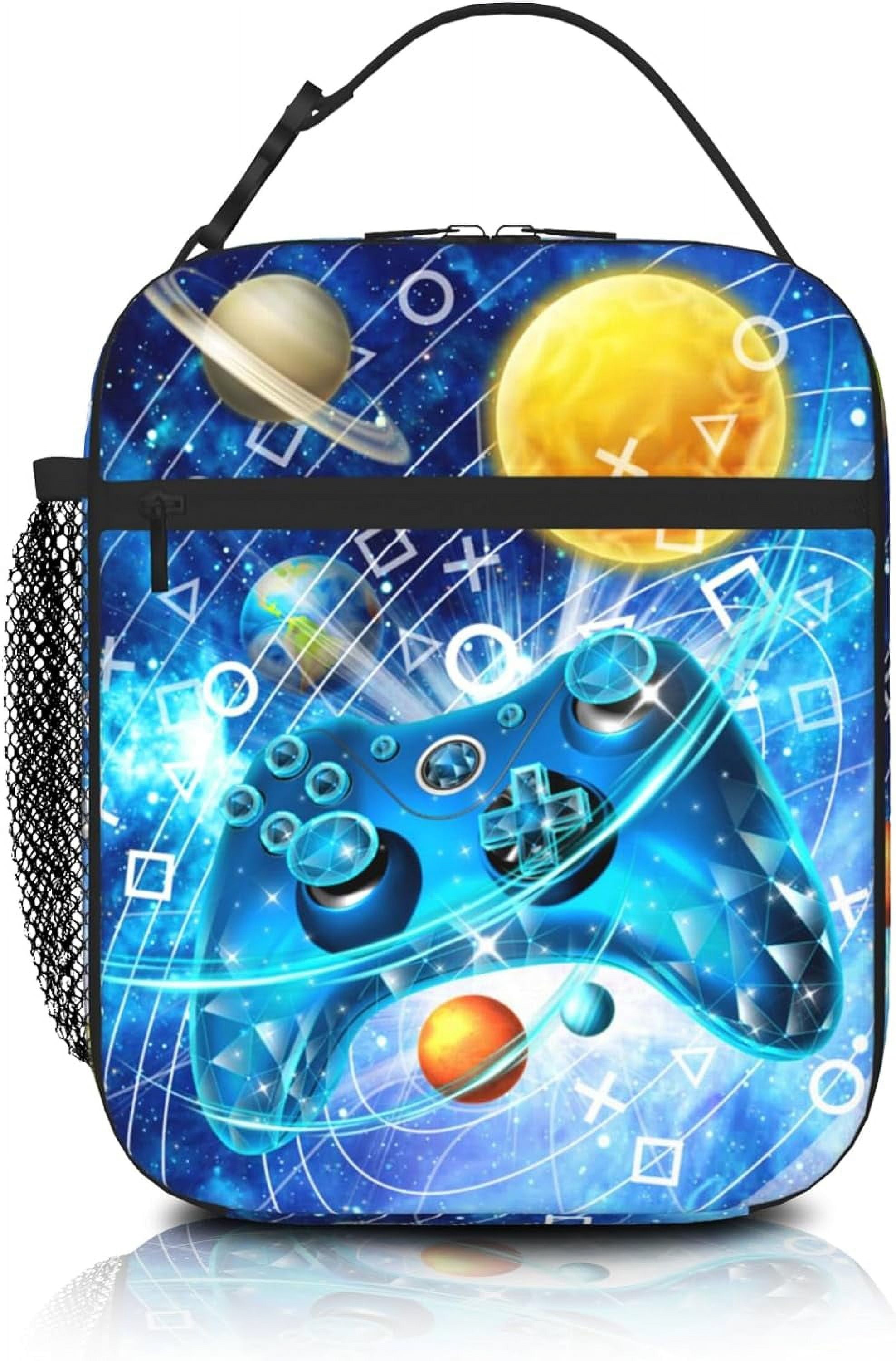 Hyang Video Game Lunch Box for Boys Insulated Gamepad Lunch Bag