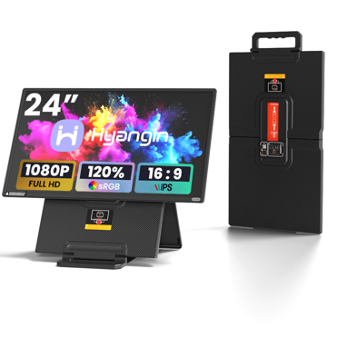 AgicRaven Large Portable Onitor, 18.5" 1080P 100Hz Laptop Screen, USB