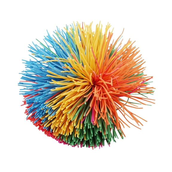 Hyasfey 1/2/10/15Pcs Silicone Monkey Stringy Ball Anxiety Relief Colorful Sensory Ball Portable Travel Rainbow Fidget Ball Bouncy Pom Stress Ball Party Favors