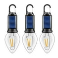 thumbnail image 1 of Hyasfey 1/2/3/4Pcs Solar Rechargeable Camping Light 3 Modes Adjustable Portable Outdoor Hiking Emergency Tent Hanging LED Bulb Lamp, 1 of 7