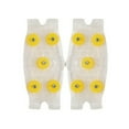 thumbnail image 1 of Hyasfey 1 Pair Clear Ice Cleats Shoes Crampons with 5 Metal Studs Men Women Winter Outdoor Walking Ice Snow Traction Grips Elastic Non-slip Shoes Boot Spikes Grippers, 1 of 7