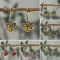 thumbnail image 1 of Hyasfey 1 Pair Women Dragonfly Decor Leverback Earrings Faux Crystal Drop Earrings Bohemia Dangle Earrings Jewelry Gift, 1 of 7