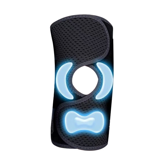 Hyasfey 1 Pc Sports Knee Pad for Women Men Adjustable Compression Knee Support Brace for Patellar Tendon Arthritis Pain Meniscus Tear Injury Recovery Running Workout