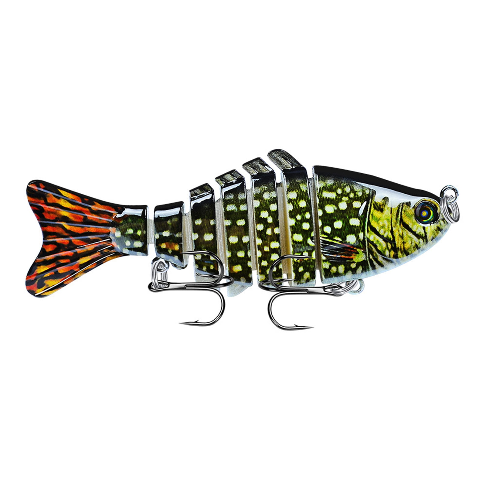 3D Minnow Fishing Lures Salt Swimbait Wobbler Multi-Section Jointed Fish Lures