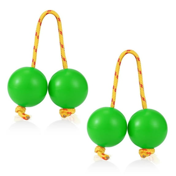 Hyasfey 2 Pair Asalato Rhythmic Ball Hand Percussion Instruments Rattle Asalato Shaker for Adults And Teenagers
