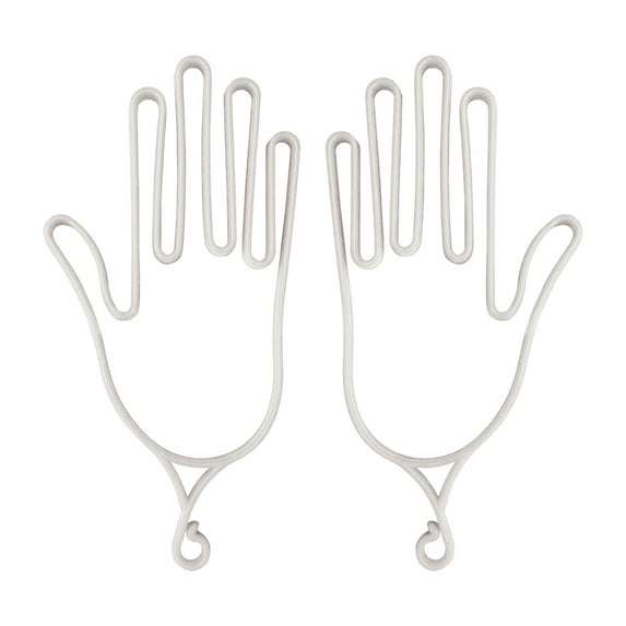 Hyasfey 2 Pcs Golf Glove Holders Plastic Golf Gloves Stretcher Support Frame Storage Hanger Keeper Rack Glove Dryer Shaper Golfing Accessories