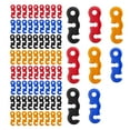 thumbnail image 1 of Hyasfey 20/48/80/100Pcs Aluminum Alloy Guyline Cord Adjuster Tent Tensioner Heavy Duty Outdoor Camping Hiking Backpacking Tent Wind Rope Buckle, 1 of 7