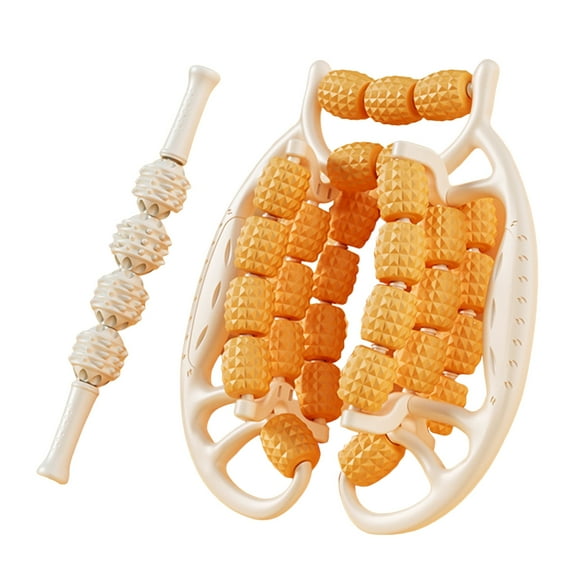 Hyasfey 29 Roller Leg Massage Anti-Cellulite Lymphatic Drainage Deep Tissue Therapy Thighs Arm Back Shoulder Muscle Relaxation Massage Stick