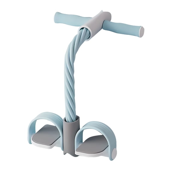 Hyasfey 4/6-Tube Pedal Puller Resistance Band with Handle TPE Elastic Yoga Sit-up Pull Rope Men Women Pedal Tensioner Exerciser Workout Equipment
