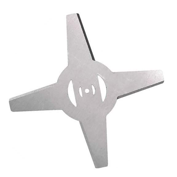 Hyasfey 4-Teeth Lawn Mower Blade 150mm Grass Trimmer Blade Replacement Trimmer Head for Garden Lawn Weeding Daily Use