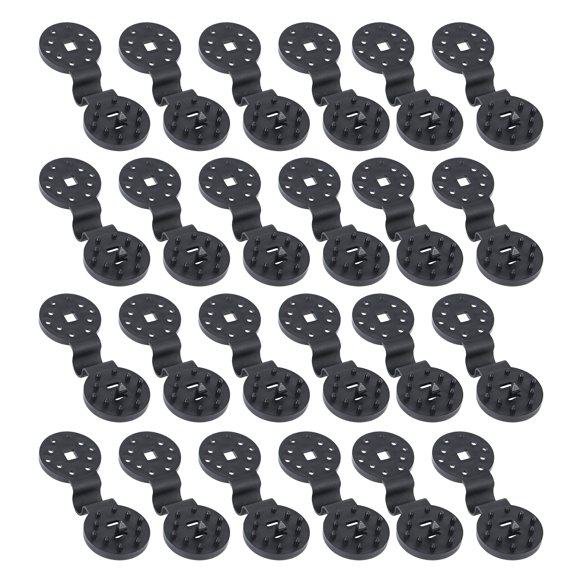 Hyasfey 50/100 Pcs Shade Cloth Plastic Clips Heavy Duty Shade Tarp Buckle Reusable Fixing Clips for Agricultural Anti Bird Net Garden Windproof Sun Shade Netting