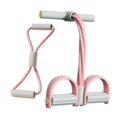 thumbnail image 1 of Hyasfey 6-Tube Pedal Ankle Puller Figure 8 Resistance Band Elastic Yoga Sit-up Pull Rope with Handle Men Women Pedal Tensioner Exerciser Workout Equipment, 1 of 7