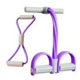 thumbnail image 1 of Hyasfey 6-Tube Pedal Ankle Puller Figure 8 Resistance Band Elastic Yoga Sit-up Pull Rope with Handle Men Women Pedal Tensioner Exerciser Workout Equipment, 1 of 7