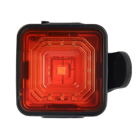 Hyasfey Bicycle Tail Light with Silicone Strap 7 Modes Adjustable Rechargeable Waterproof Road Mountain Bike Night Riding Safety Warning Rear Lamp