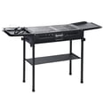 thumbnail image 2 of Crystals Large Portable Charcoal BBQ Grill, Steel Construction, Detachable Legs, Black 2 of 4