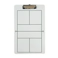 thumbnail image 1 of Hyasfey Coaches Clipboard Dry Erase Coaching Whiteboard Double-Sided Lineup White Board for Hockey Baseball Pickleball Lacrosse, 1 of 7