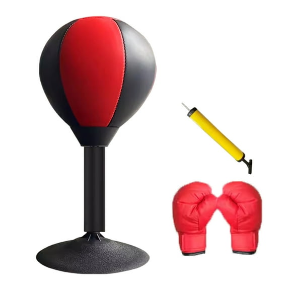 Hyasfey Desktop Punching Bag with Suction Cup Heavy Duty Stress Relief Boxing Speed Ball Kids Adults Reaction Speed Training Boxing Bag Home Office Desk Toy