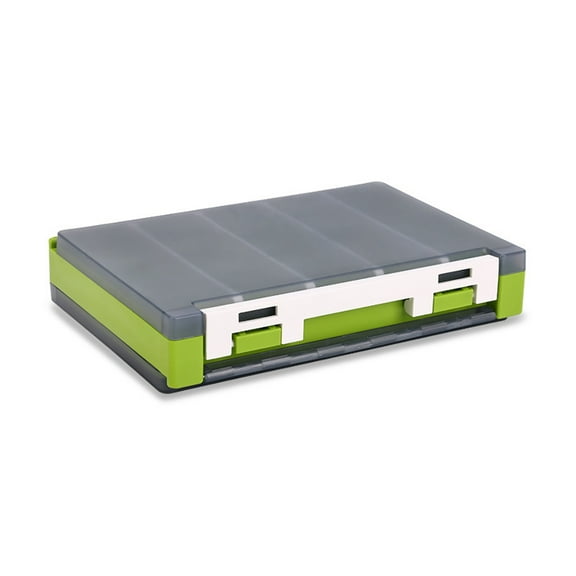 Hyasfey Double-sided Fishing Lure Storage Box Detachable Compact Design Portable Shrimp Bait Box Fishing Gear Organizer