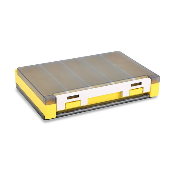 Hyasfey Double-sided Fishing Lure Storage Box Detachable Compact Design Portable Shrimp Bait Box Fishing Gear Organizer