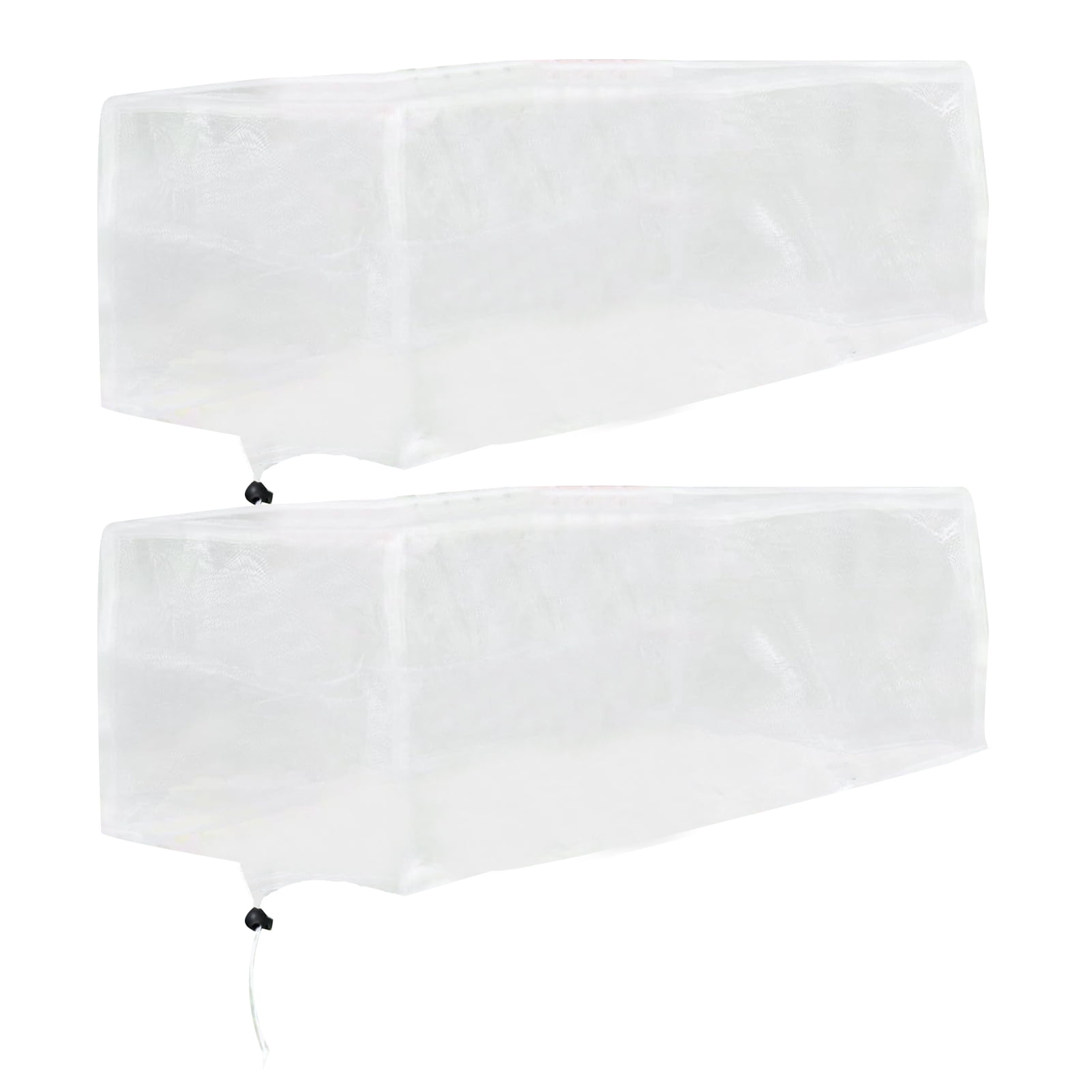 Hyasfey Garden Netting Pest Barrier for Raised Beds Plant Cover with Double Drawstring Rectangular Mesh Netting Greenhouse Protection Screen for Plant Vegetable Fruit Flower