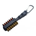 thumbnail image 1 of Hyasfey Golf Club Brush Dual Sided Nylon Bristles Golf Club Cleaning Tool with Carabiner Clip Golf Bag Accessory for Golf Enthusiasts, 1 of 6