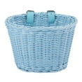 thumbnail image 1 of Hyasfey Kids Bicycle Front Wicker Basket with Adjustable Strap Toddlers Boys Girls Balance Bike Vintage Handmade Rattan Woven Storage Basket Bike Accessories, 1 of 6