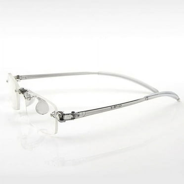 Hyasfey Men Women Lightweight Clear Glasses +1.00 to +4.00