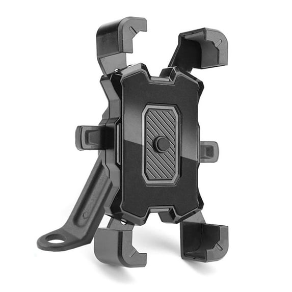 Hyasfey Motorcycle Phone Holder Auto Lock Handlebar Rearview Mirror Mobile Phone Mount Anti-slip Universal Motorbike Bicycle Cell Phone Holder
