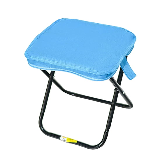 Hyasfey Outdoor Folding Stool with Carry Bag Portable Lightweight Heavy Duty Camping Backpacking Beach Picnic Fishing Collapsible Chair Seat