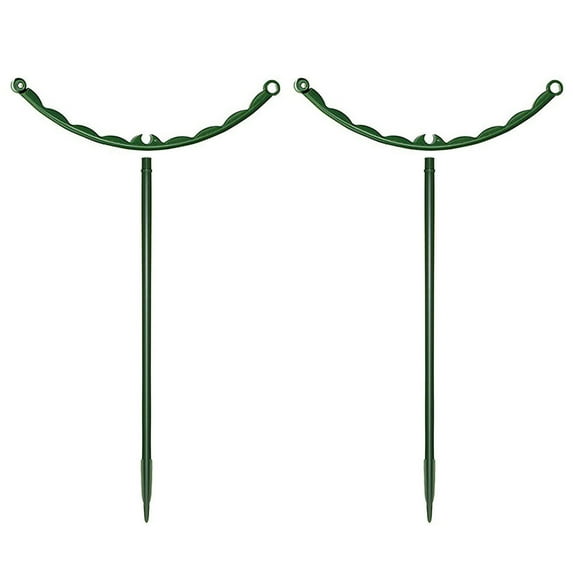 Hyasfey Plant Support Stakes Stackable Half Round Plant Stakes Easy Assembly Stake Trellis Plant Cages for Indoor Outdoor Tomato Monstera Hydrangea Climbing Plants